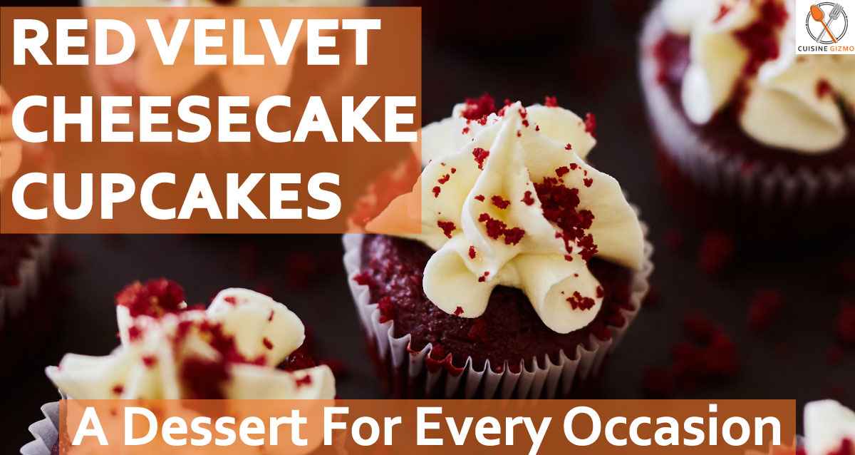red velvet cheesecake cupcakes