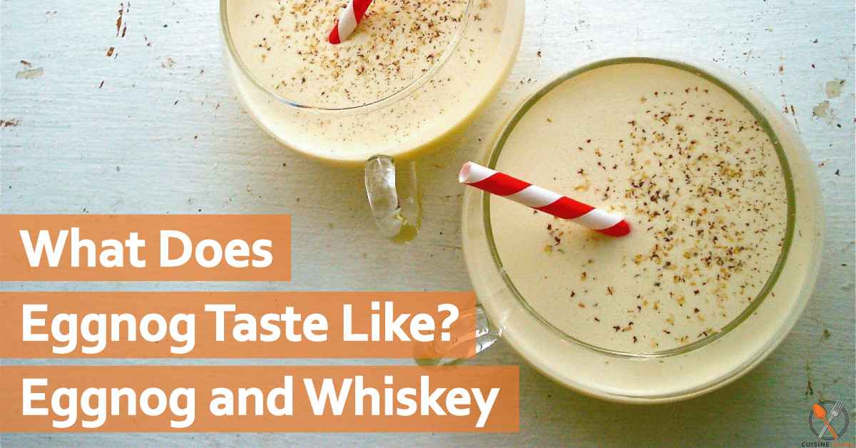 what does eggnog taste like