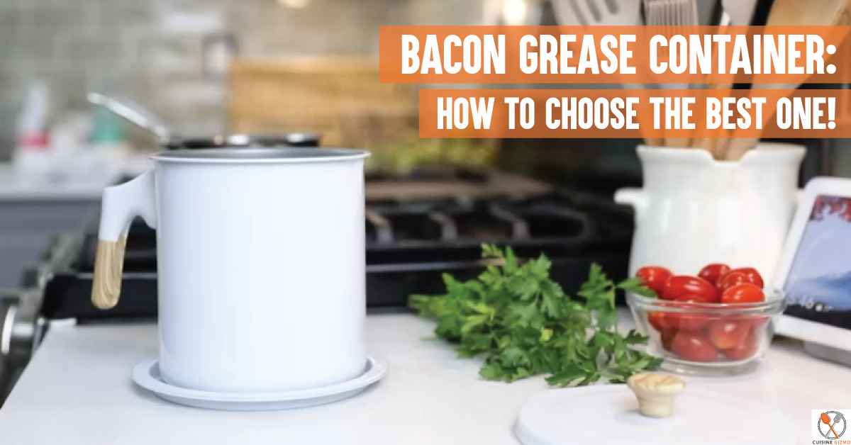 Bacon Grease Container