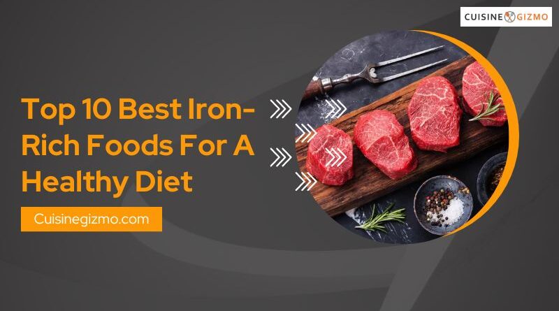 Top 10 Best Iron-Rich Foods for a Healthy Diet